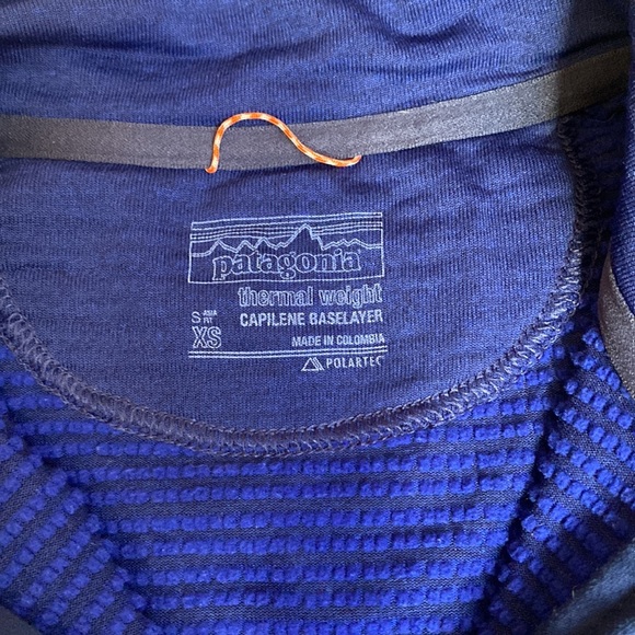 Patagonia Thermal Weight Zip-neck Baselayer Extra Small Purple - Picture 3 of 10